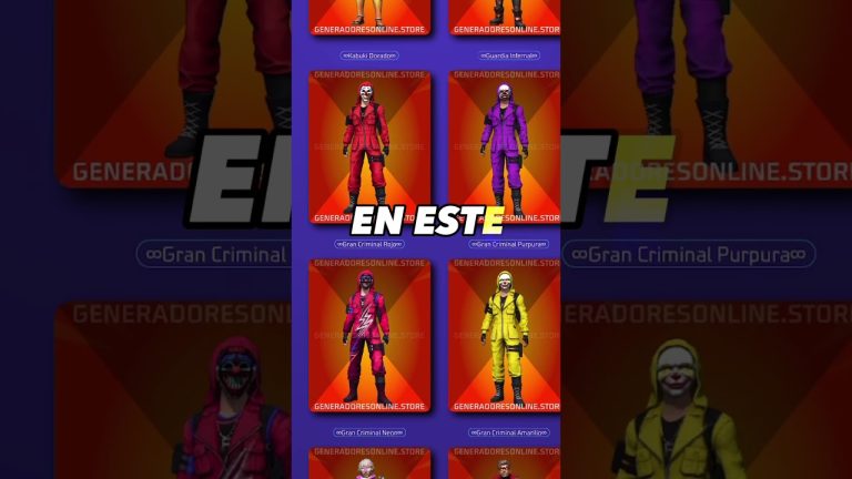 existen generadores de skins y ropa para free fire
